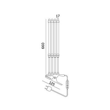 LED Kweeklamp VITARO 4 Clip 10W - flexibele LED kweeklamp..., Ophalen of Verzenden, Nieuw
