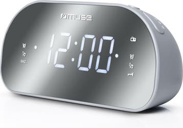Muse M-170CMR - Wekkerradio met groot spiegeldisplay, Witgoed en Apparatuur, Wekkers, Verzenden, Nieuw