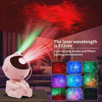 Astronaut Sterrenhemel Projector Lamp - Magische Sterren & N, Verzenden, Nieuw
