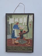 Tegel - Hollands vrouw 1944-1945 - De Porceleyne Fles, Delft, Antiek en Kunst