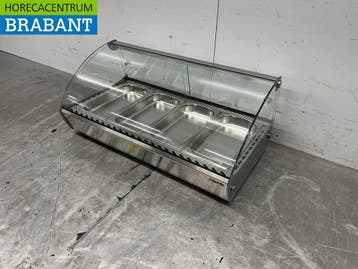 RVS Saro Warmhoudvitrine 46 liter 230V Horeca, Ophalen of Verzenden, Nieuw zonder verpakking