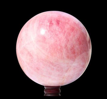 Reuzenroze kwarts - monumentale 23,17 kg verzamelingsbol -