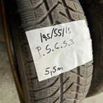 2 x Pirelli 185-55-15 Winterbanden 5,5mm, Gebruikt, 15 inch, Band(en), Personenwagen