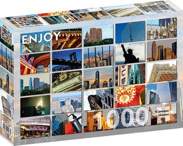 New York City Puzzel (1000 stukjes) | Enjoy Puzzle - Puzzels, Hobby en Vrije tijd, Verzenden, Nieuw