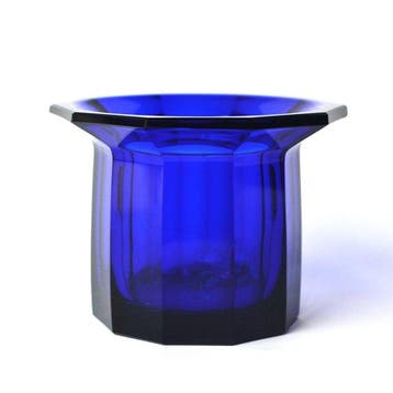 Moser & Söhne - Attr. to, Josef Hoffmann - Vaas - Glas, Antiek en Kunst