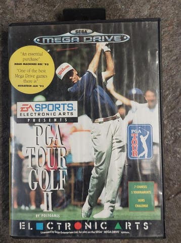PGA Tour golf II zonder boekje (Sega Mega Drive tweedehands, Ophalen of Verzenden, Zo goed als nieuw