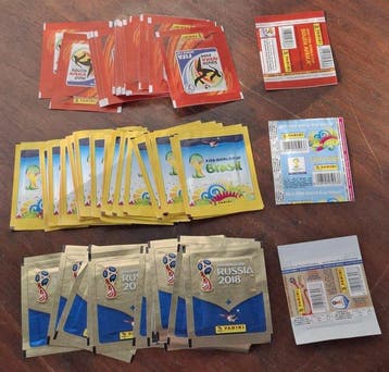 Panini WC South Africa 2010, WC Brazil 2014, WC Russia 2018, Nieuw
