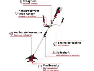 Einhell Accu Bosmaaier AGILLO 36/255 Li BL Solo - Power, Tuin en Terras, Verzenden, Nieuw, Einhell