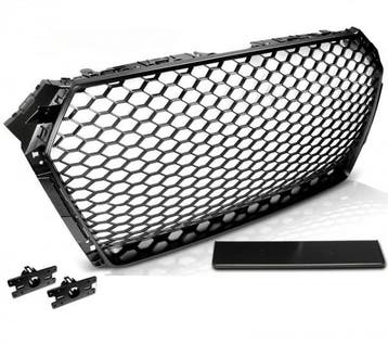 Grill Audi A4 B9 2015-2019 RS4 Look Matt Zwart, Ophalen of Verzenden, Nieuw