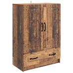 vidaXL Dressoir met lade Oud hout 66 x 34,5 x 92 cm Bewerkt, Verzenden, Nieuw, Overige houtsoorten, Minder dan 50 cm