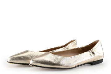 Nelson Ballerinas in maat 37 Goud, Kleding | Dames, Schoenen, Overige kleuren, Verzenden, Ballerina's, Zo goed als nieuw
