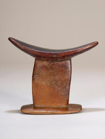 Ethiopische houten hoofsteun – Oromo / Jile-Karayyu-regio –