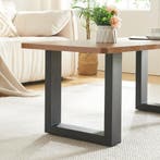 Stalen onderstel Makers set van 2 tafelpoot 43x40 cm zwart [, Verzenden, Nieuw