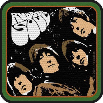 The Beatles - Rubber Soul Groen patch officiële merchandise, Ophalen of Verzenden, Nieuw, Kleding