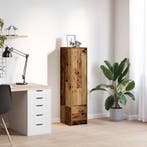 vidaXL buffetkast 29,5x34x119,5 cm bewerkt hout oud hout, Verzenden, Nieuw, Overige houtsoorten