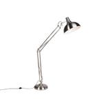 Design vloerlamp staal verstelbaar - Hobby, Verzenden, Nieuw, Modern