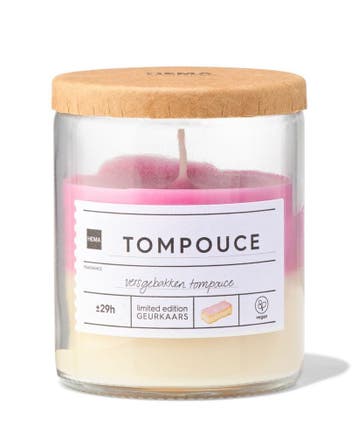 HEMA Geurkaars in glas tompouce, Verzenden, Nieuw