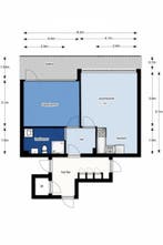 Te Huur 2 Kamer Appartement Rümkelaan In Utrecht, Huizen en Kamers, Huizen te huur, Utrecht-stad, Direct bij eigenaar, Appartement