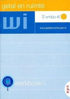 Getal en Ruimte 3 Werkboek-i VMBO-K-1 (per stuk), Boeken, Verzenden, Nieuw