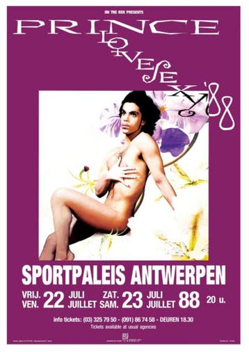 Posters - Poster Prince - Sportpaleis Antwerpen, Verzenden, Zo goed als nieuw