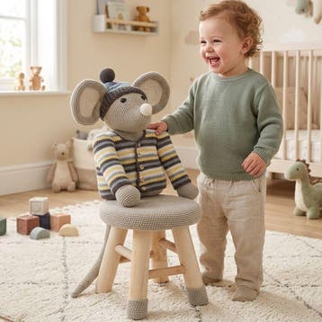 Muis Micky en Minnie uit Peuterstoel Haken - Haakpret Anja, Ophalen of Verzenden, Nieuw