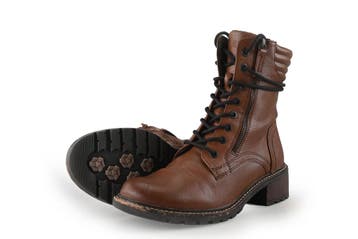 Jana Veterboots in maat 39 Cognac, Jana, Overige kleuren, Verzenden, Overige typen