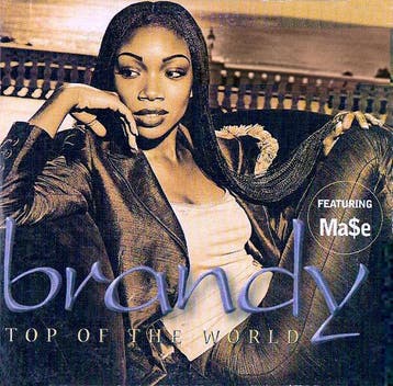 cd single card - Brandy (2) - Top Of The World, Cd's en Dvd's, Verzenden, Zo goed als nieuw, R&B en Soul