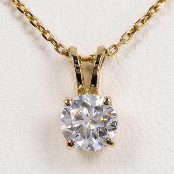 Zonder minimumprijs - Ketting met hanger - 14 karaat Geel
