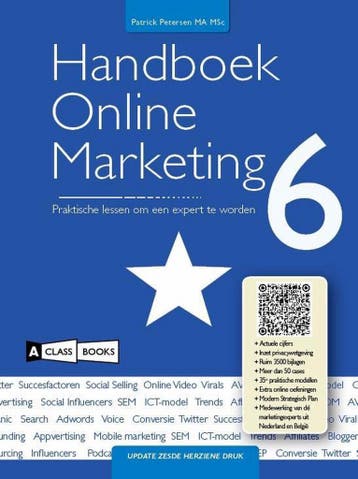 9789082298130 handboek online marketing 6 -   Handboek On..., Verzenden, Zo goed als nieuw, Patrick Petersen