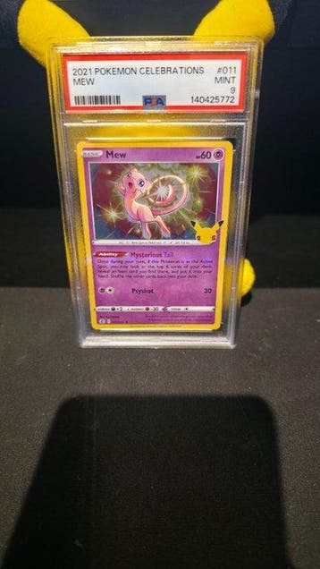 Pokémon - 1 Graded card - Mew 011 Foil, Promo card - PSA 9 -, Nieuw