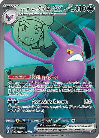 Team Rockets Crobat ex (DRI 217), Ophalen of Verzenden, Nieuw