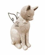 Beeldje kat met vleugels ANGEL in bruin of grijs bestellen?, Dieren en Toebehoren, Nieuw