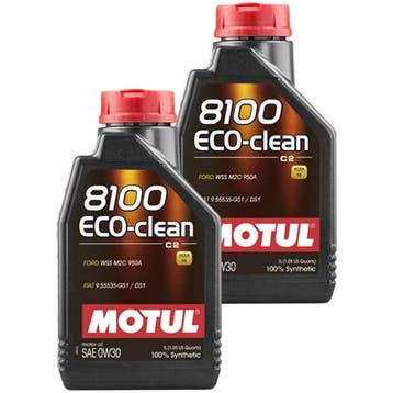 Motul Aanbieding: 2 X 8100 Eco-Clean 0W30 1L, Auto diversen, Verzenden