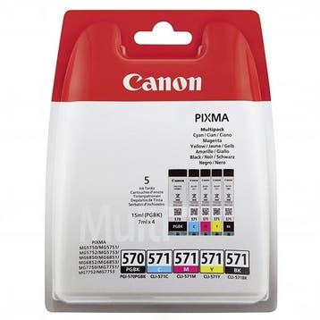 Canon PGI-570 / CLI-571 multipack PGBK/BK/C/M/Y, Verzenden, Nieuw, Canon