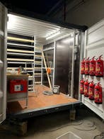 Werkplaatscontainer/kantoorcontainer, flexibel in te delen