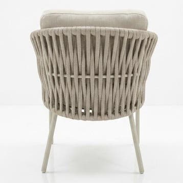 Sarenza dining tuinstoel rope zand frame, Tuin en Terras, Tuinstoelen, Ophalen of Verzenden, Nieuw