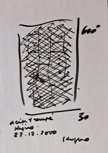 Ladislas Kijno (1921-2012) - Materialisation d une sculpture