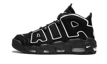 Nike Air More Uptempo Black White (2016/2020), Nieuw