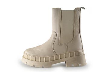 Nelson Chelsea boots in maat 38 Wit, Verzenden, Wit, Overige typen, Zo goed als nieuw