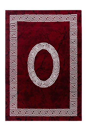 Klassiek Vloerkleed | Plus | Kader | Rood | 140x200 cm, Huis en Inrichting, Stoffering | Tapijten en Kleden, Verzenden, Nieuw