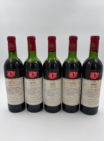 1972 Chateau Mouton Rothschild - Bordeaux, Pauillac 2ème, Nieuw