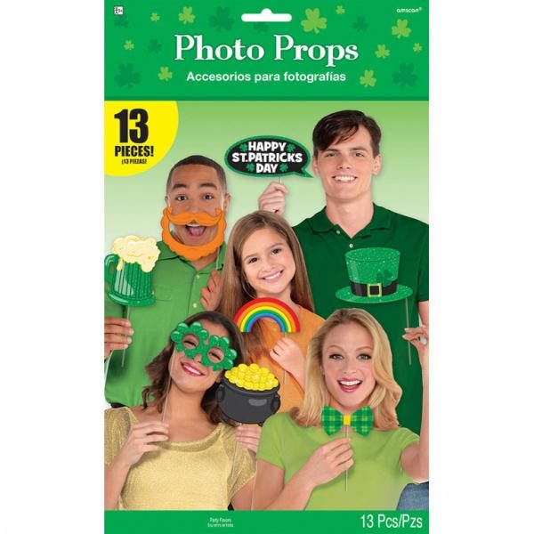 St. Patricks Day Photo booth  (13st), Hobby en Vrije tijd, Feestartikelen, Nieuw, Ophalen of Verzenden