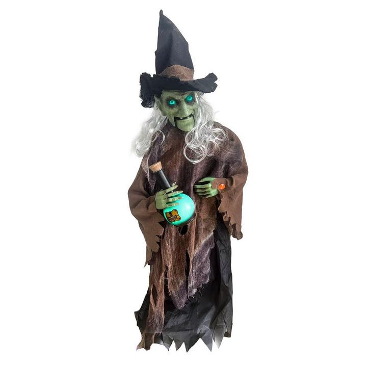 Halloween Decoratie Dansende Heks Dyvora 90cm Animatronic, Kinderen en Baby's, Speelgoed | Poppen, Overige typen, Nieuw, Verzenden
