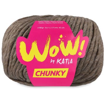 Katia WOW Chunky - 54 Reebruin - Bulky Acryl/Wolmix Garen, Ophalen of Verzenden, Nieuw