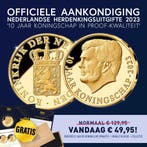 Massief Gouden Uitgifte 10 Jaar Koning nu € 49,95, Nieuw