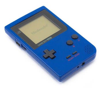 Nintendo Game Boy Pocket Blauw (Nette Staat & Krasvrij Sc..., Spelcomputers en Games, Ophalen of Verzenden, Zo goed als nieuw
