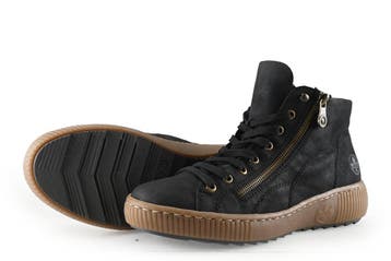 Rieker Hoge sneakers in maat 41 Zwart, Kleding | Dames, Verzenden, Zwart, Rieker, Sneakers of Gympen