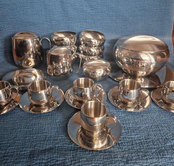IMCO - Koffieservies (27) - Staal - Set Macedonië/caffè
