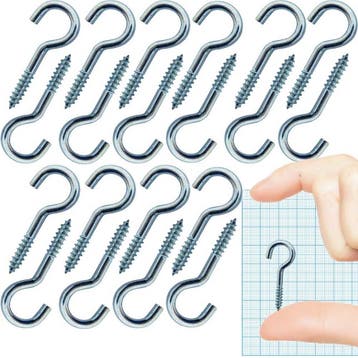 Schroefhaken 40mm - 20 stuks verzinkte uitvoering, Verzenden, Nieuw