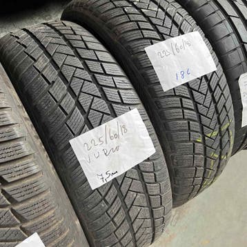2 x Vredestein Wintrac Pro 225-60-18 Winterbanden 7,5mm, Auto-onderdelen, 18 inch, Gebruikt, Band(en), Personenwagen